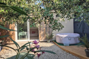 Studio en vaucluse , campagne jacuzzi près d Orange